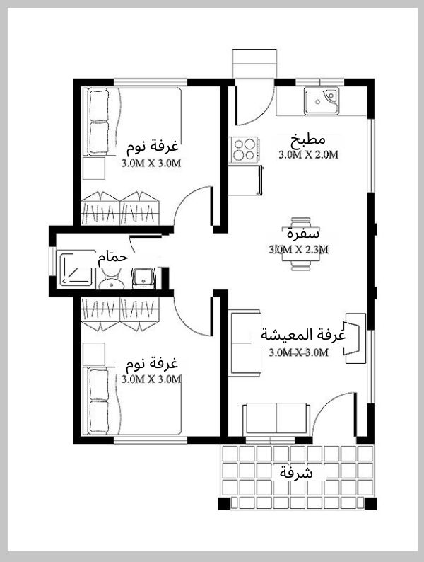 ٦٠ ذراع كم متر